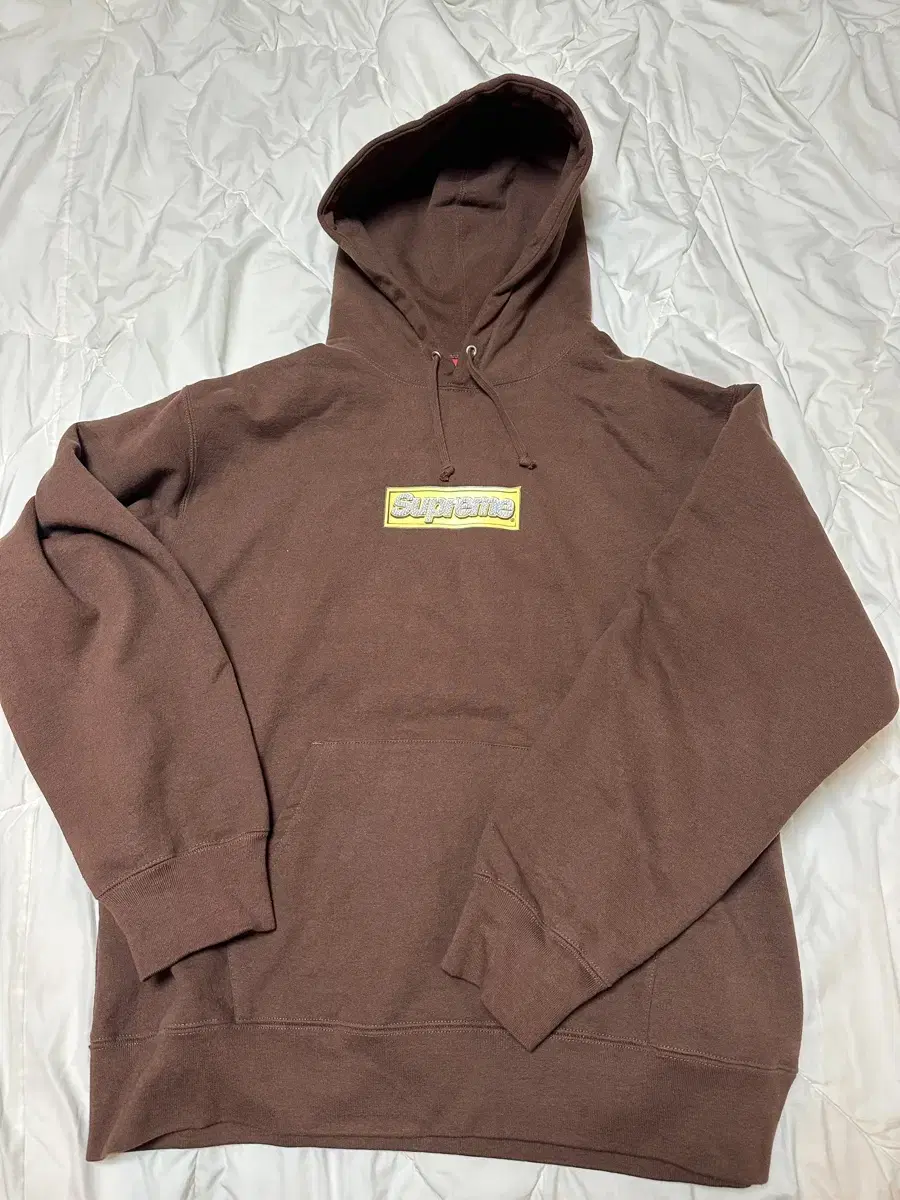 supreme Bling Box Logo Hoodie L