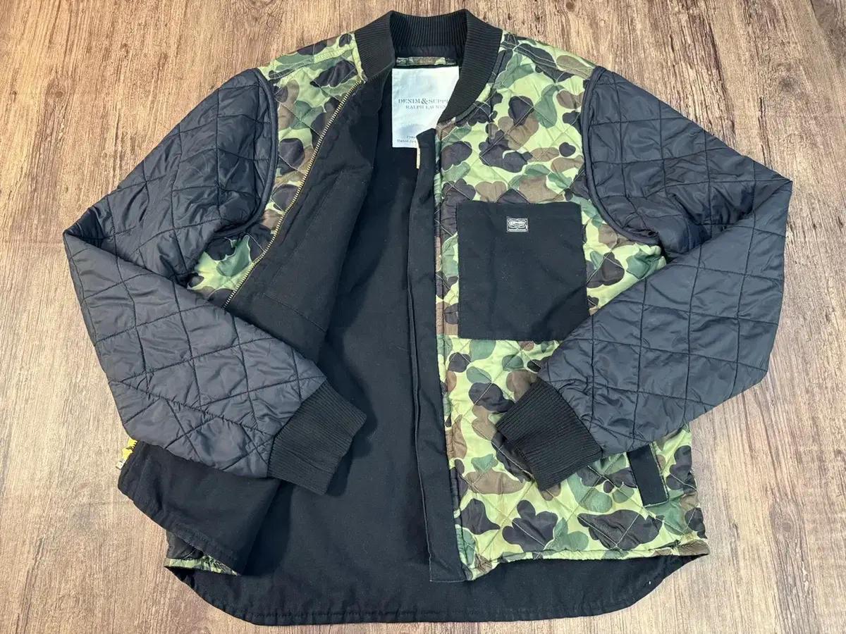 [L] D&S Ralph Lauren Camo Quilted Jacket Polo RRL A++.