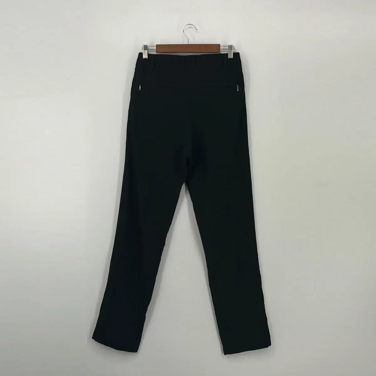 여성 면바지 슬림핏 (30 size / BLACK)