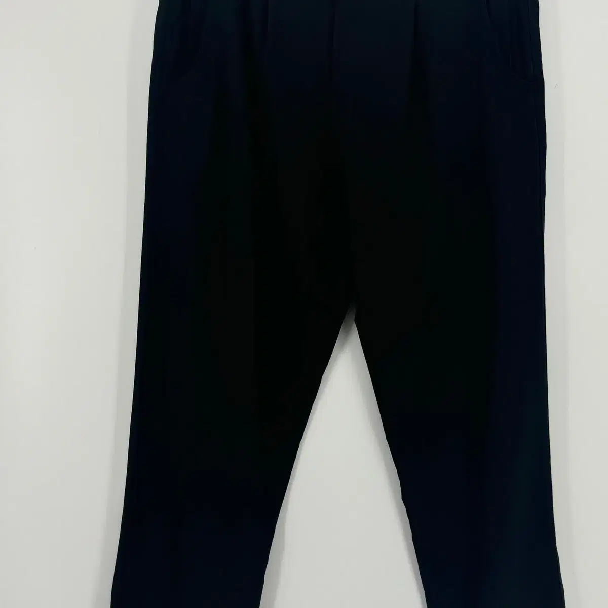 여성 면바지 슬림핏 (30 size / BLACK)