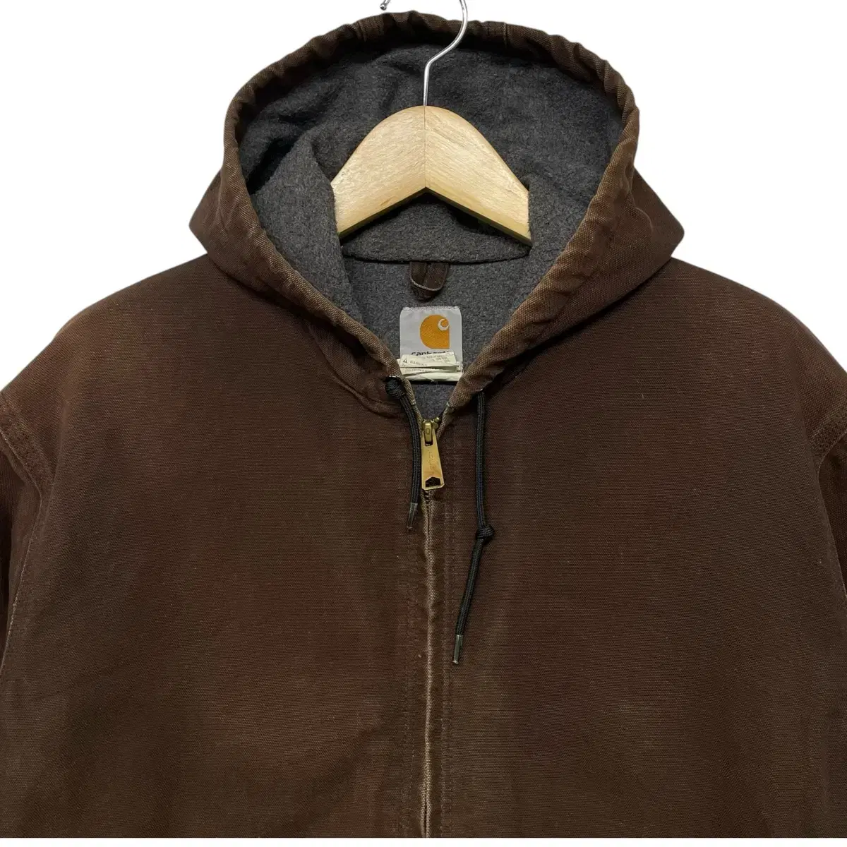 칼하트 Carhartt USA j158 액티브 후드 자켓 다크브라운