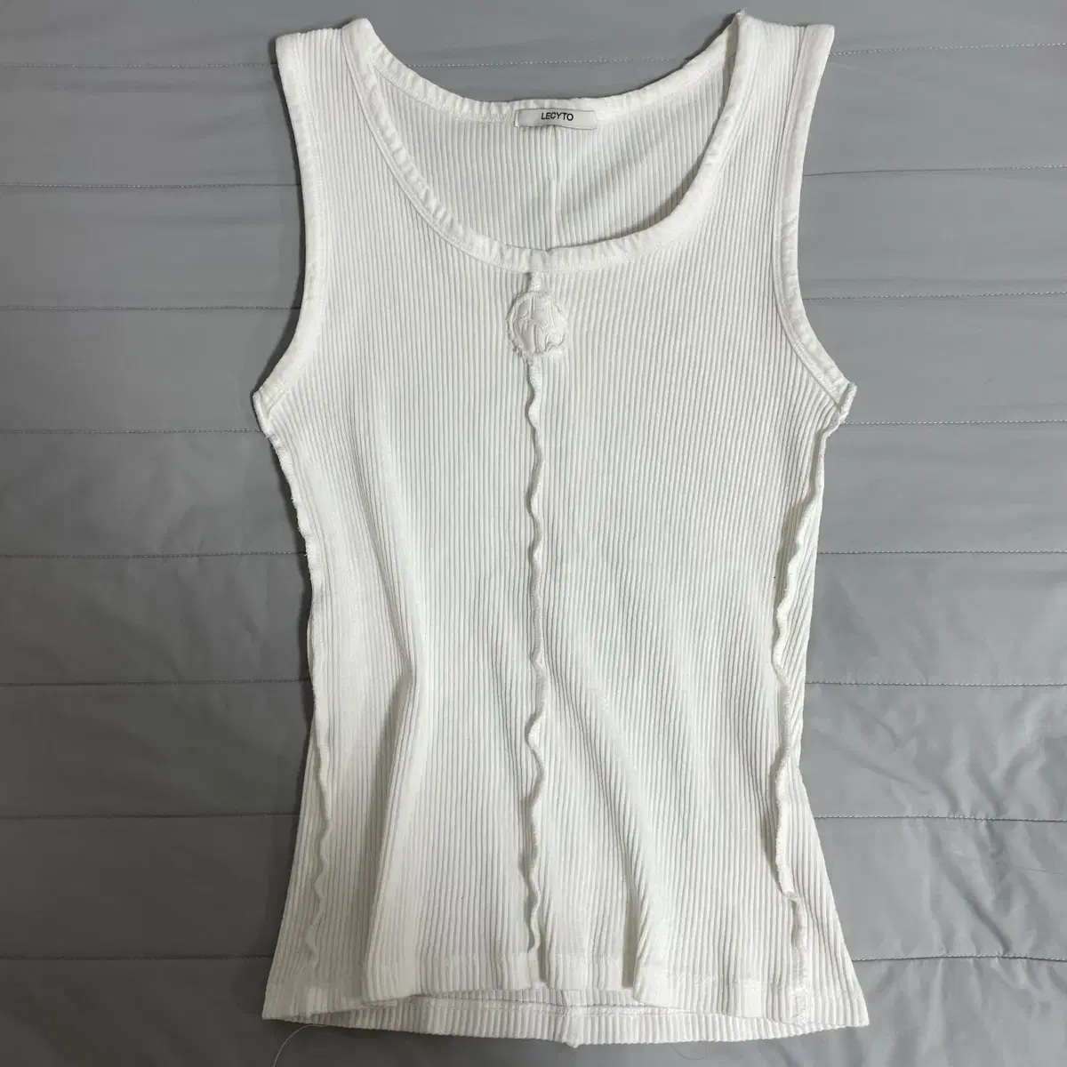 Recito VINTAGE SLEEVELESS_[WHITE]