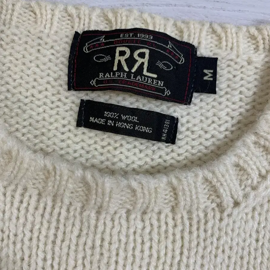 Rrl 100% wool 니트