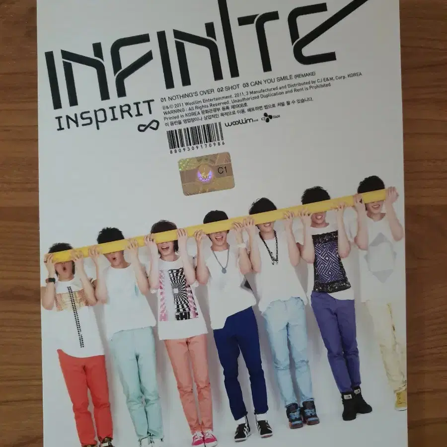 인피니트 Inspirit 앨범 (낫띵오버)