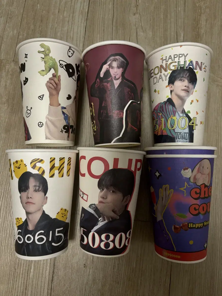 Seventeen SVT birthday Cafe Cupholder Bottle WTS