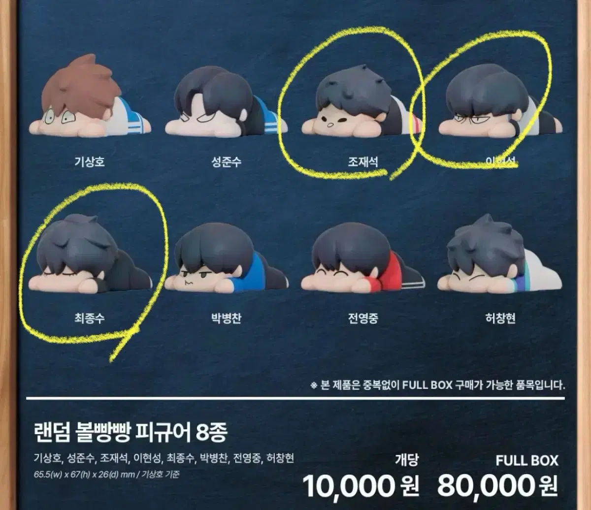 Gakta Garbage Time Finalist Jo Jae-seok Lee Hyun-seong Ball Bun Bun Figures WTS