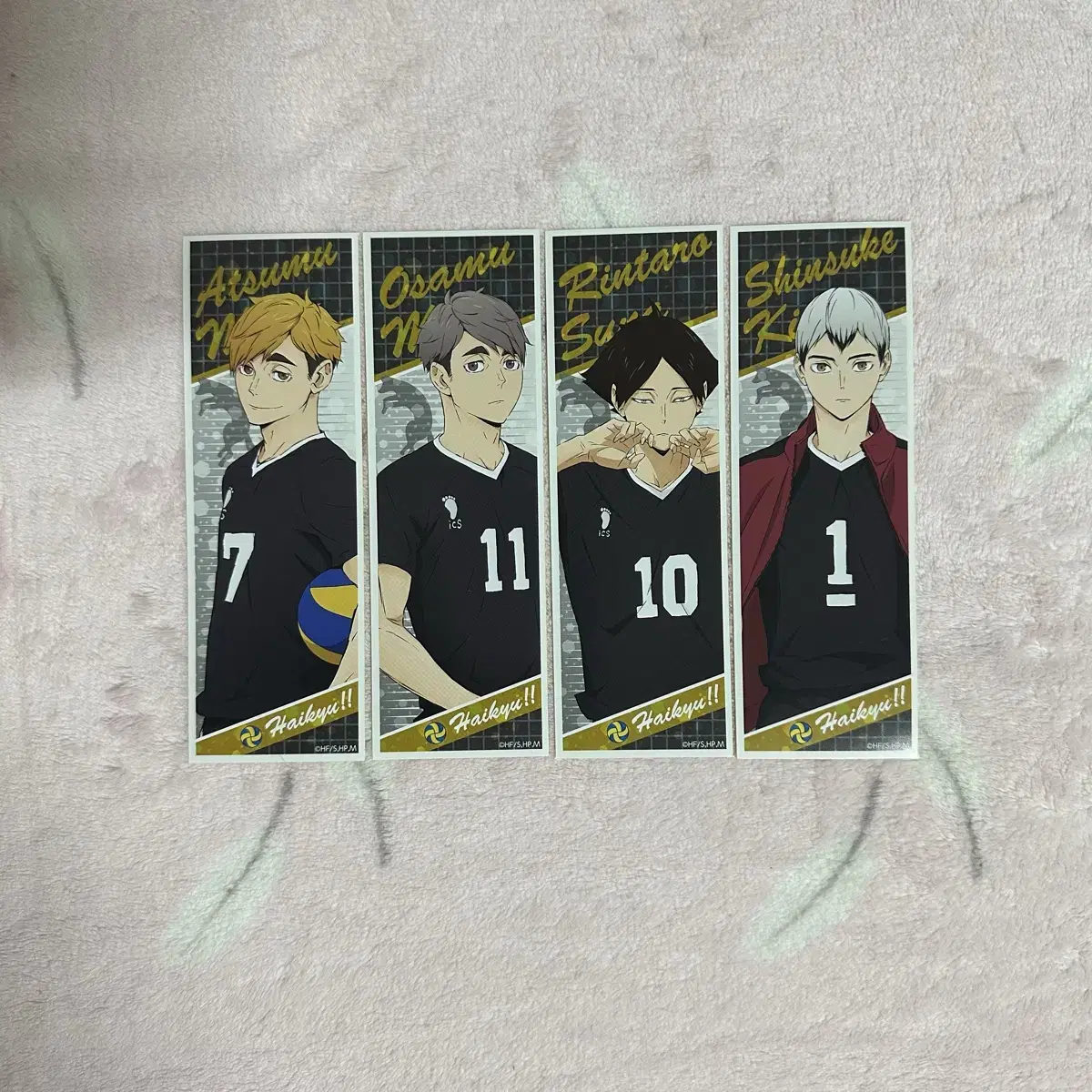 Haikyuu Miya Atsumu Osamu Kitasuna Long Sticker Chiryu Inarizaki Goods