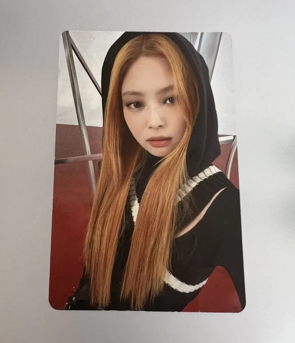 Black Pink jennie Bone Pink album Photocard