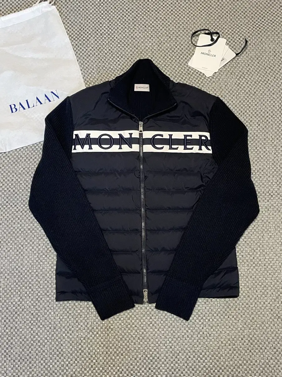 Moncler Embroidered Knit Padding XL