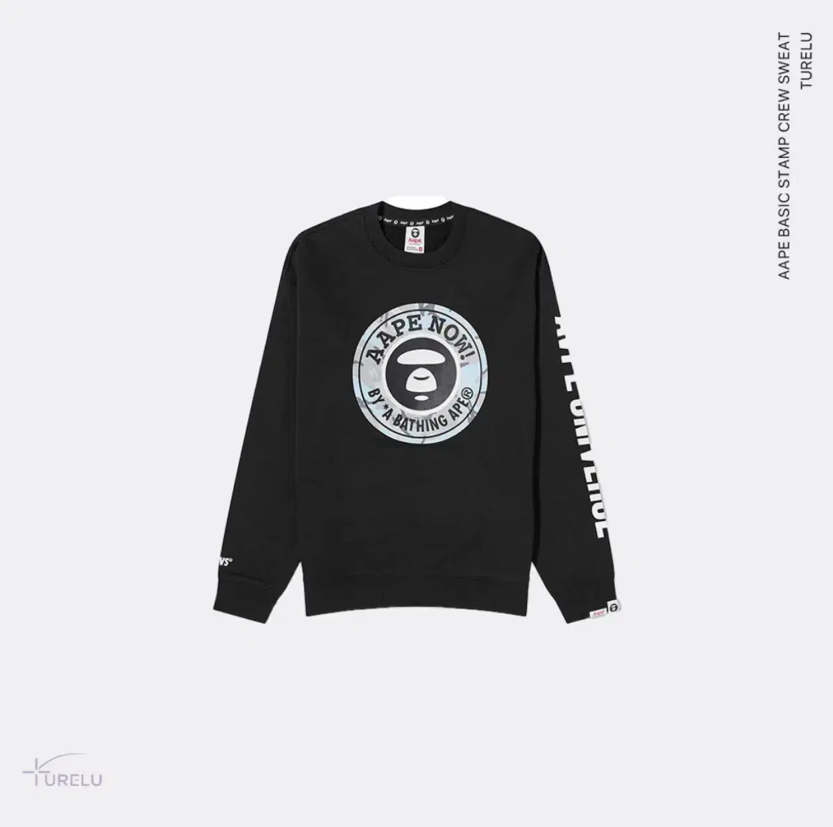 AAPE Ape Basic Stamped Crew Sweatshirt Tops