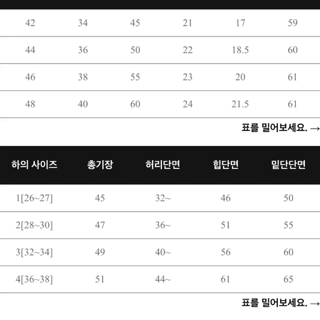 1회착용)리리앤코 겨울투피스(77-88)