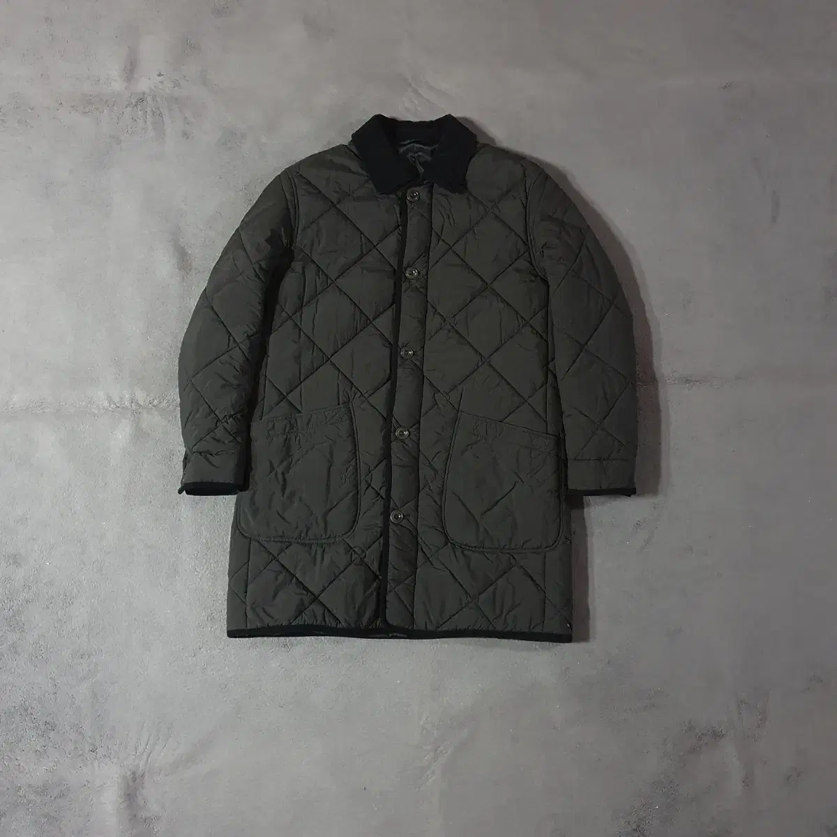 Quilted puffer coat L khaki for Men