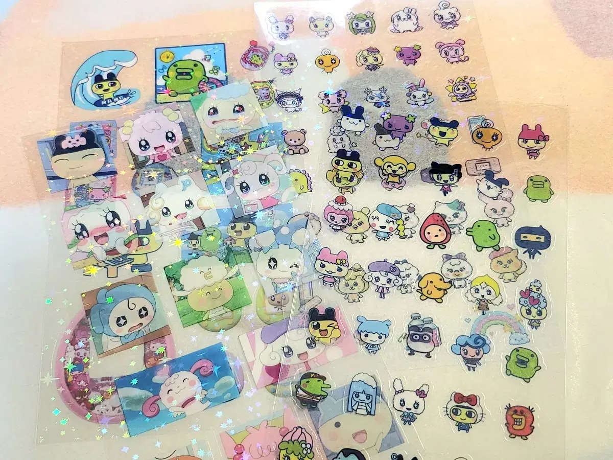 Japanese classic tamagotchi stickers