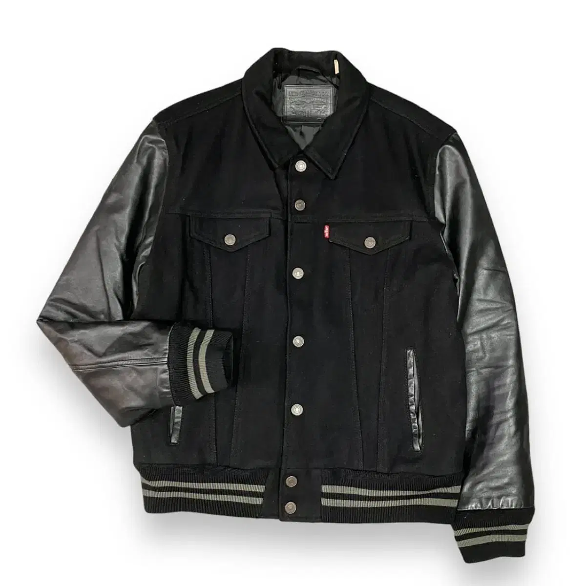 Levi's Varsity Leather Jacket Baseball Jumper