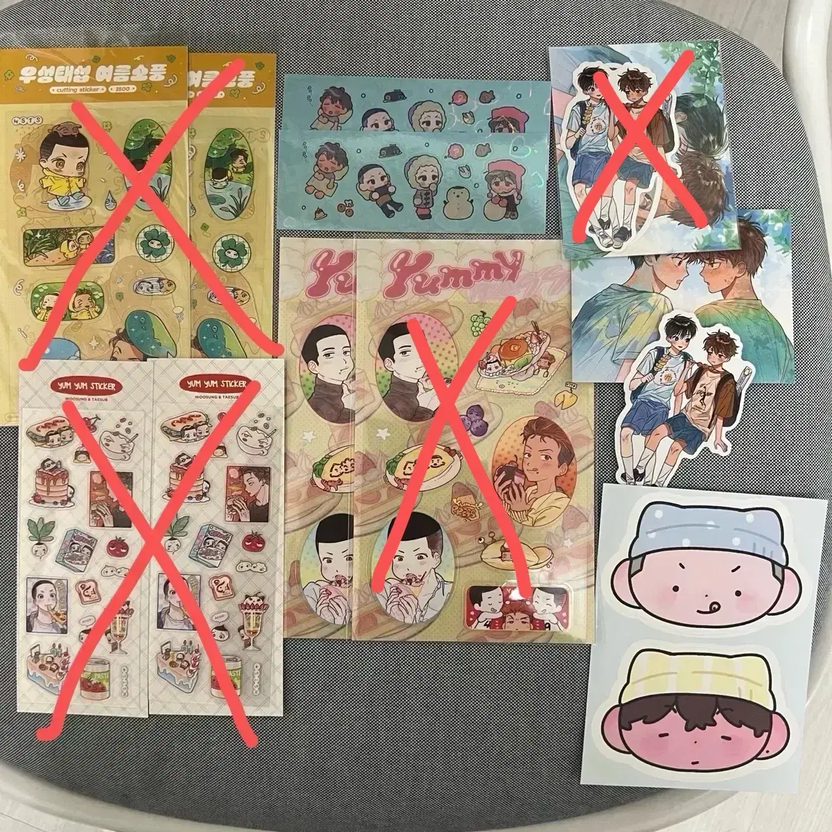 SLAM DUNK SLAM DUNK Woo Sung Tae-Seop Woo sticker Goods Song Mansup Suh