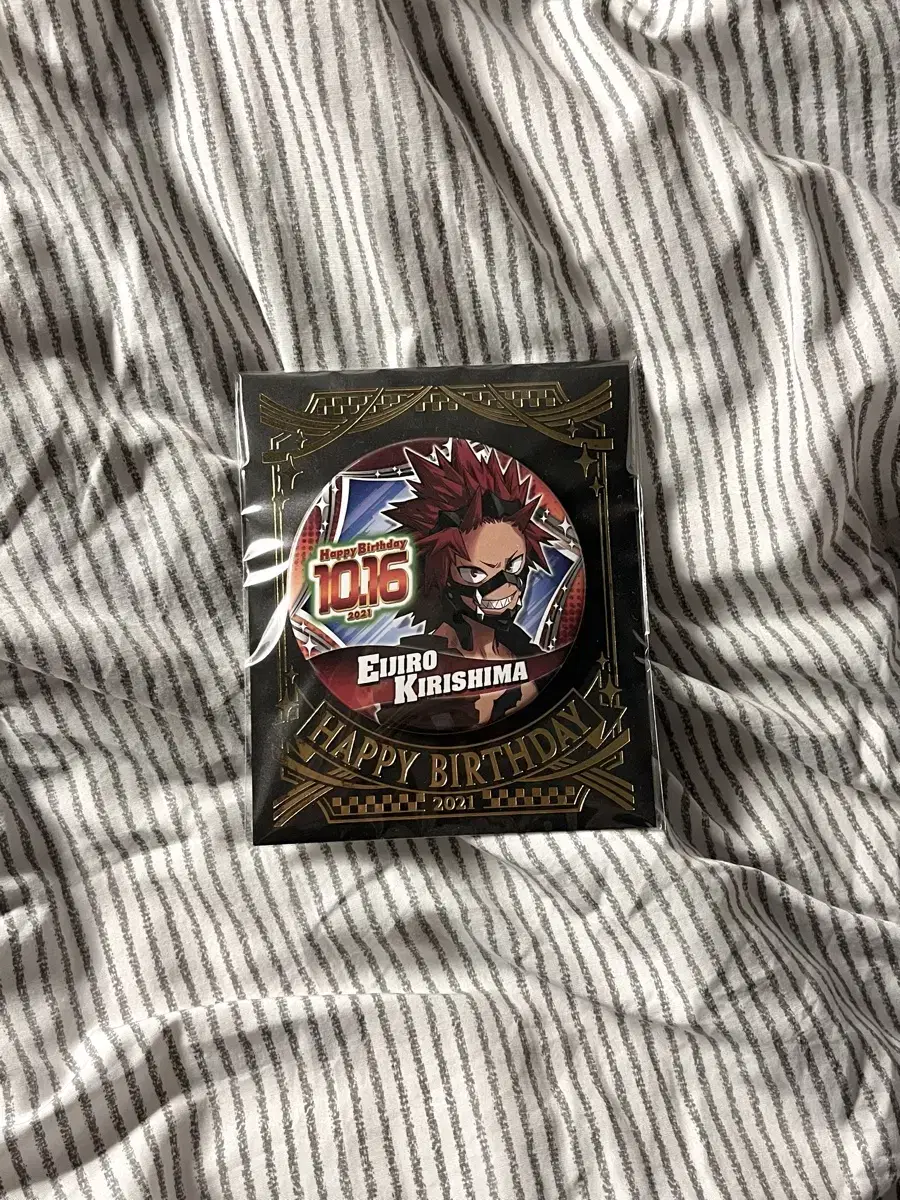 My Hero Academia Kirishima Eijiro 2021 birthday CanBadge