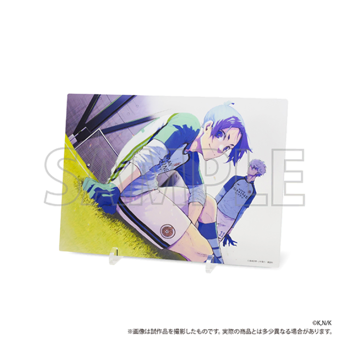 BLUELOCK Nagi Seishiro Mikage Leo BLUELOCK Exhibition Acrylic Panel Unsealed