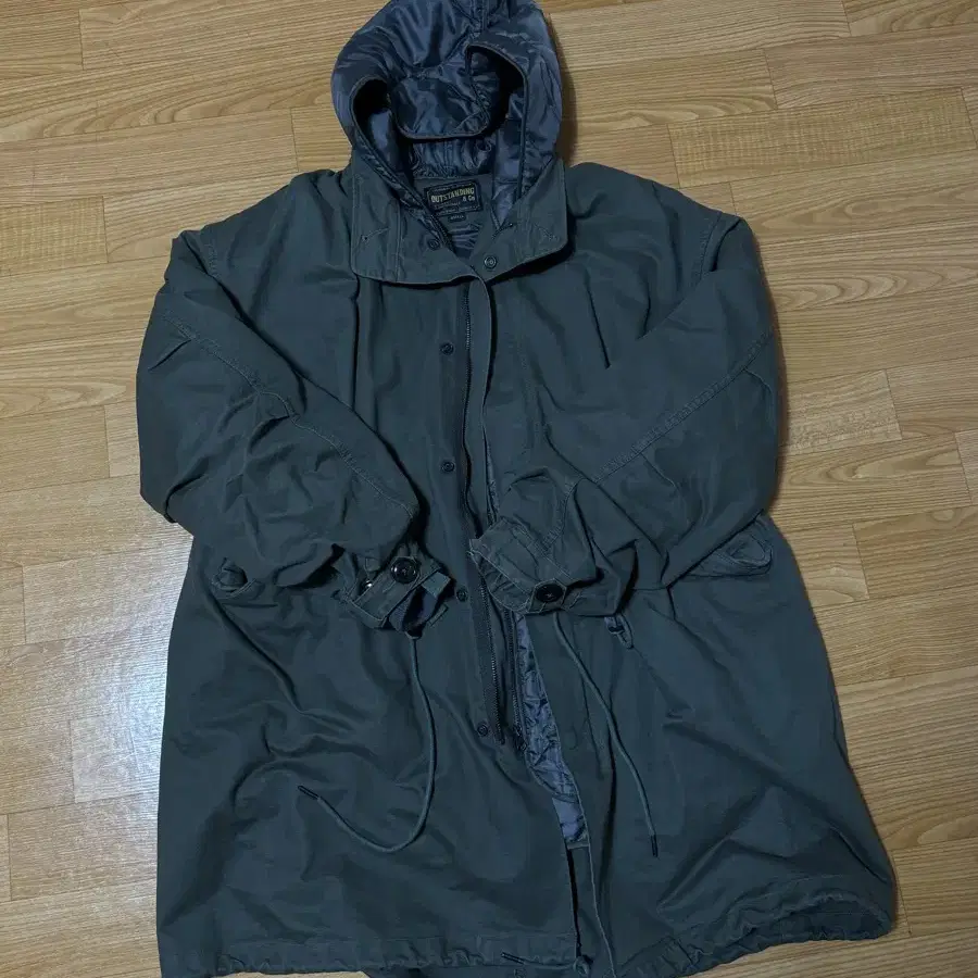 아웃스탠딩 야상 개파카 FISHTAIL PARKA_OLIVE GREEN