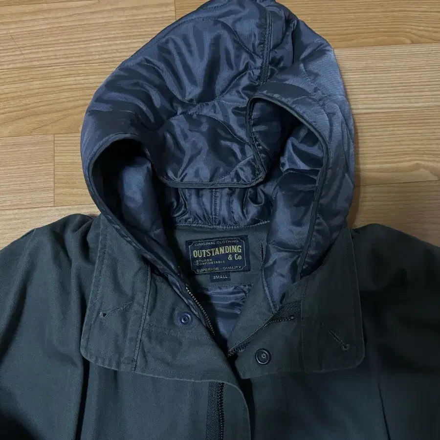 아웃스탠딩 야상 개파카 FISHTAIL PARKA_OLIVE GREEN