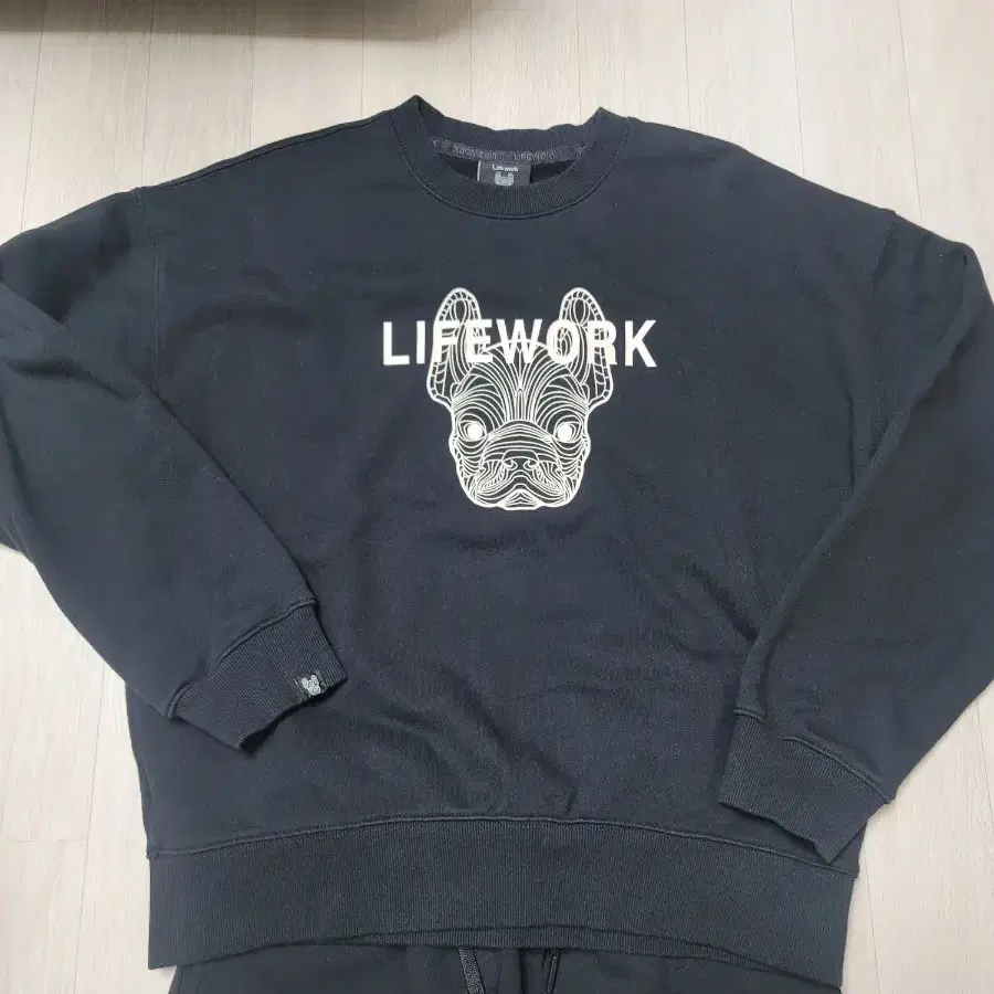 LifeWork 프렌치불독 맨투맨,  LifeWork 프렌치불독 조거 팬