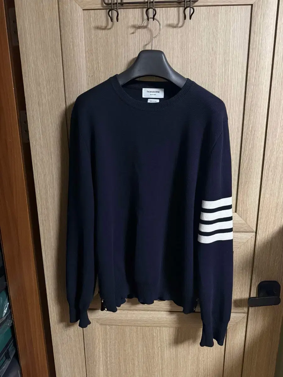 [S+/5Size]Thom Browne Milano Stitch Keum Knit Navy