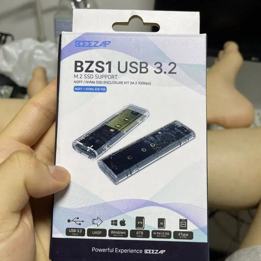 비잽 BZS1 M B&M NGFF M.2 NVMe SSD USB 3.2