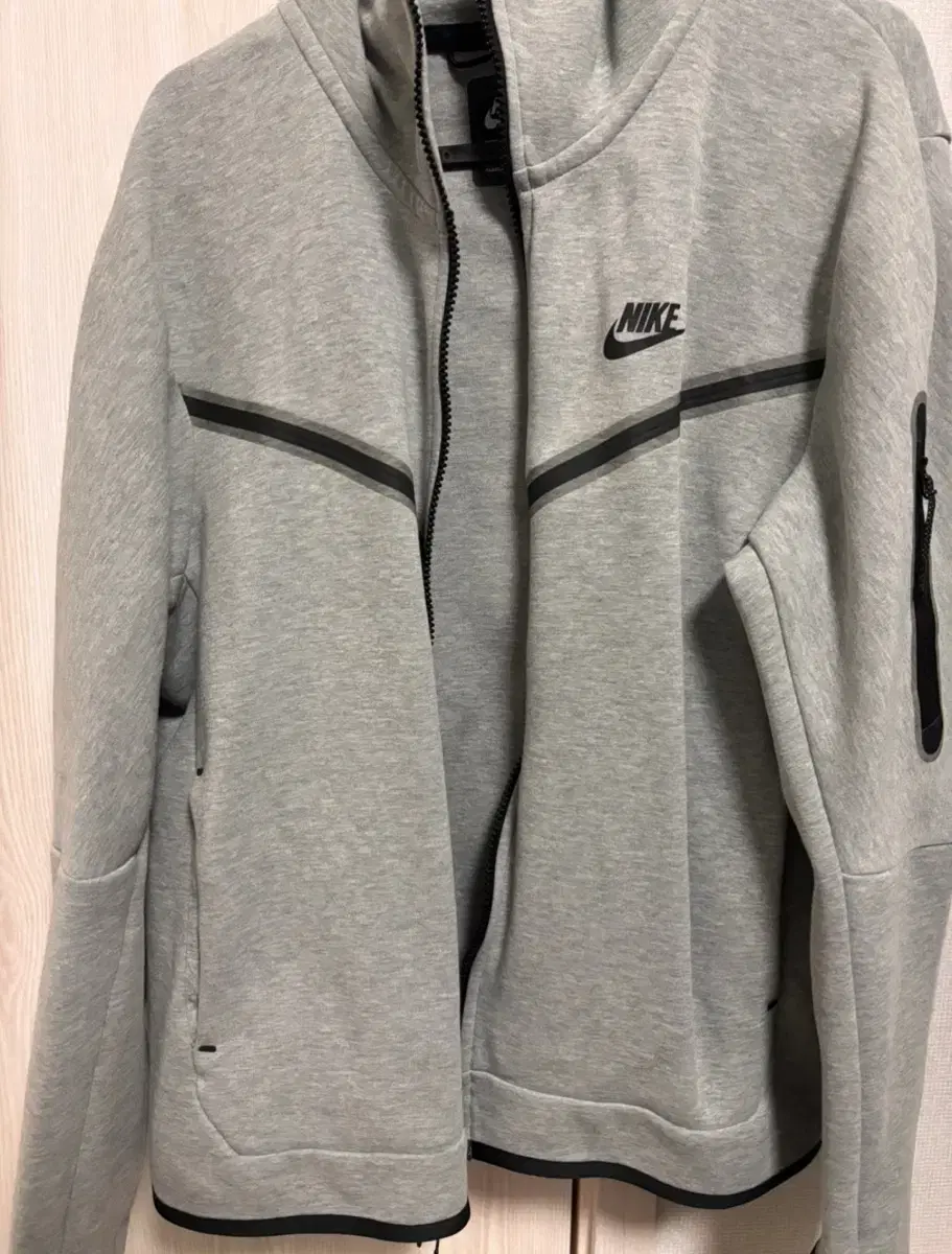 Nike Techpack Hoodie Zip Up Grey L