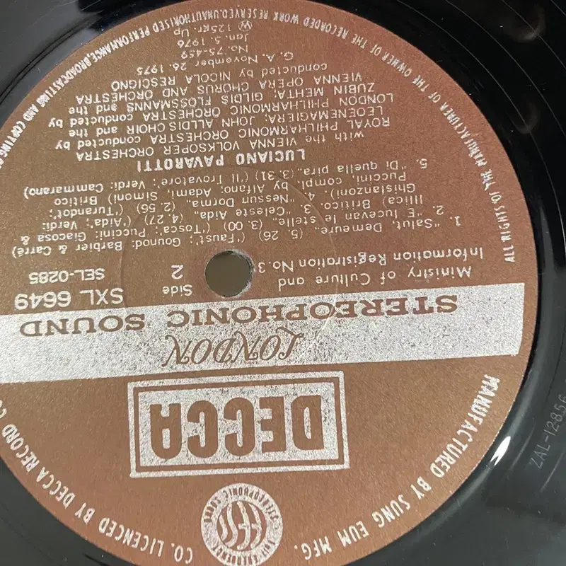 PAVAROTTI  LP / AA6199