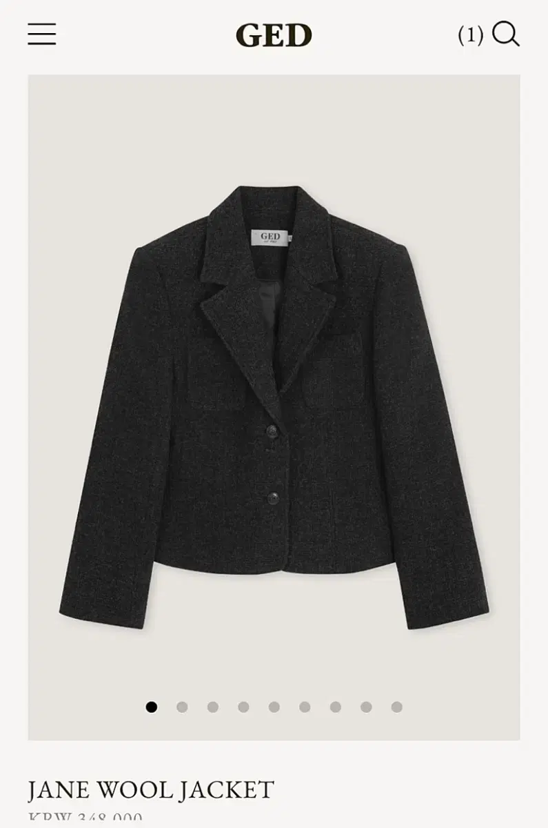 샵 게드 ged 제인 울 자켓 jane wool jacket 1, s