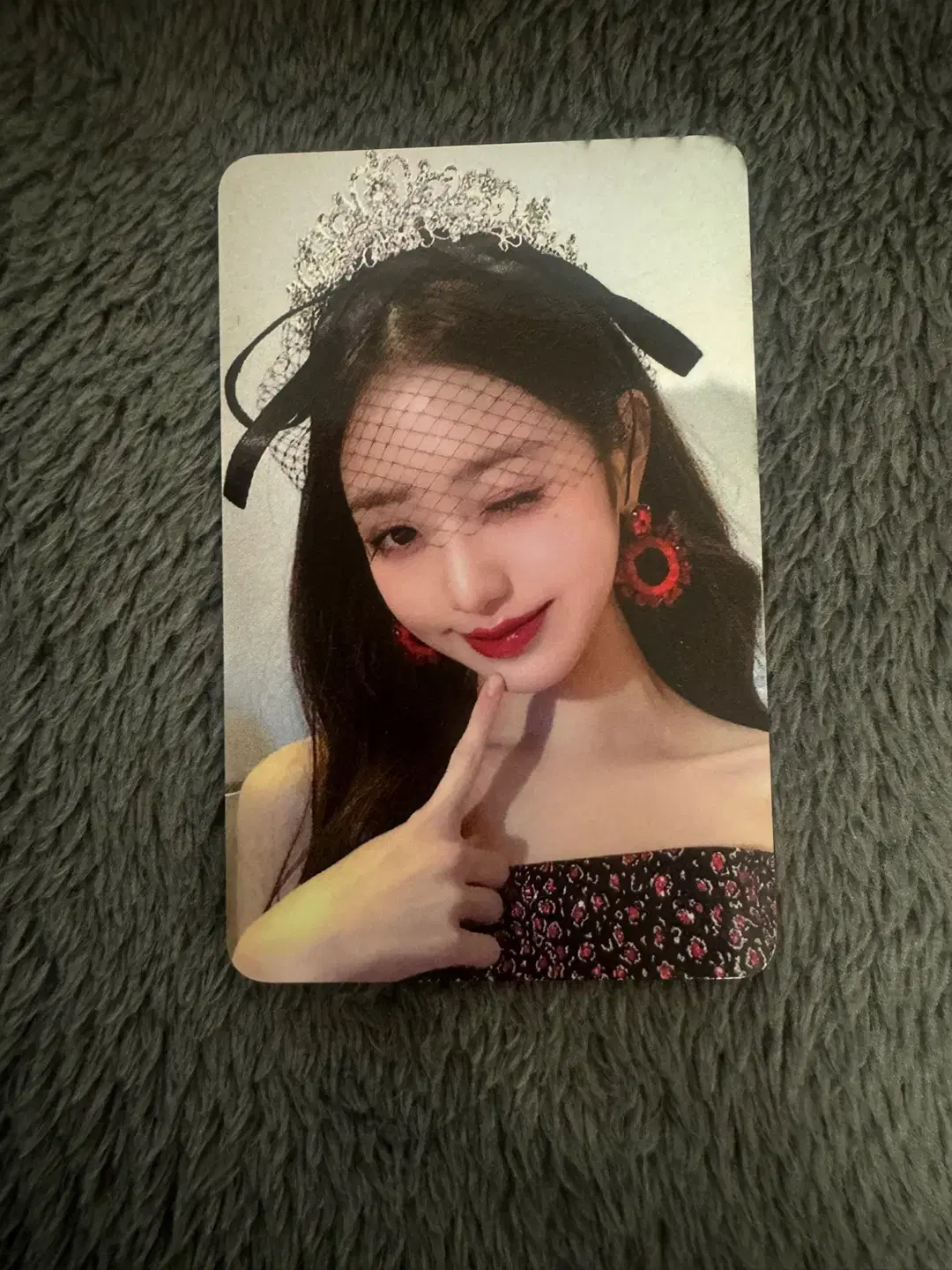 ive jang wonyoung duffromqueen fanmeeting wonyoung photocard