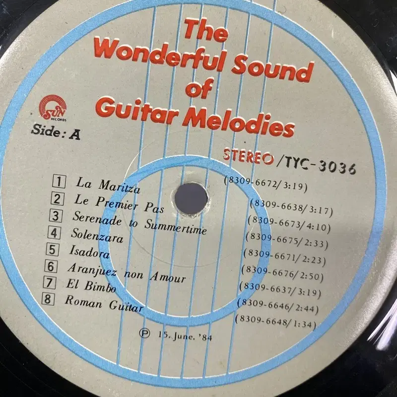 GUITAR MELODIES  LP / AA6215