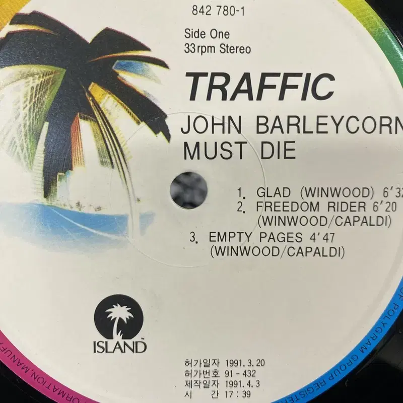 TRAFFIC LP / AA6220