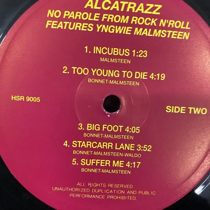 ALCATRAZZ LP / AA6224