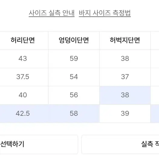 어게인스트 올 오즈 데님팬츠 새상품