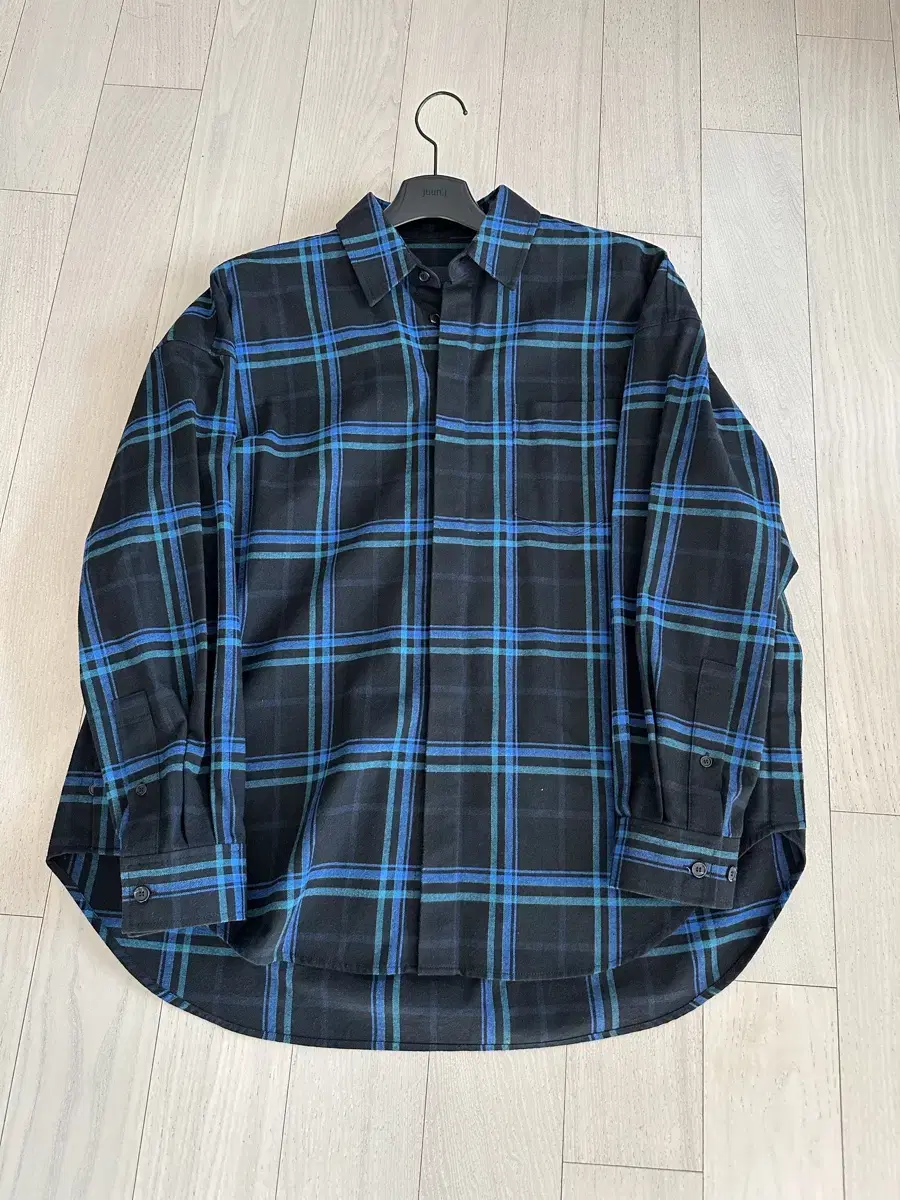 [46] 22FW Junji bloo One-pocket loose-fitting shirt