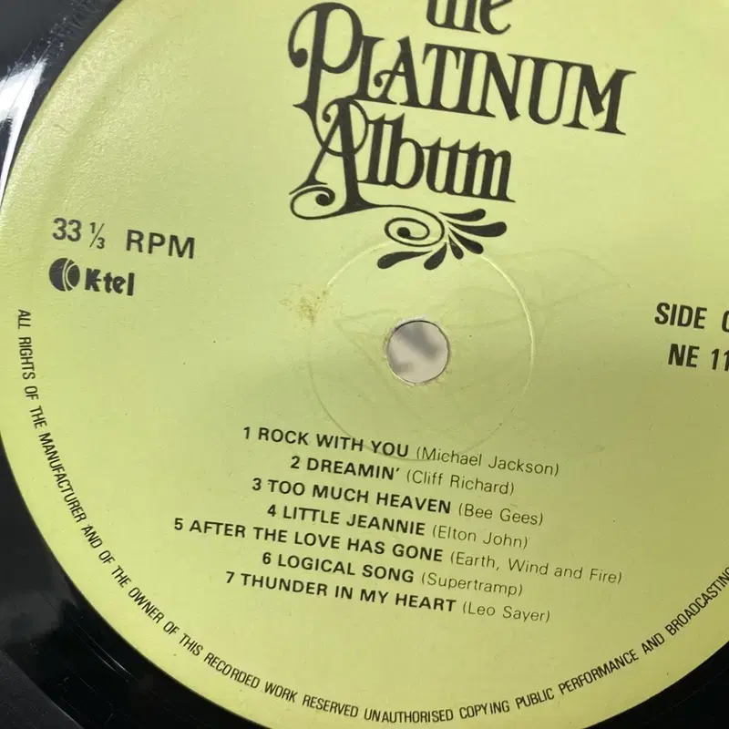 THE PLATINUM ALBUM  LP / AA6238