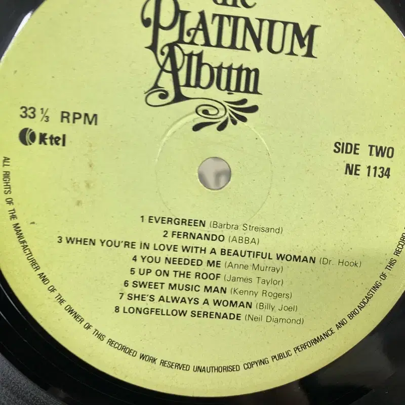 THE PLATINUM ALBUM  LP / AA6238