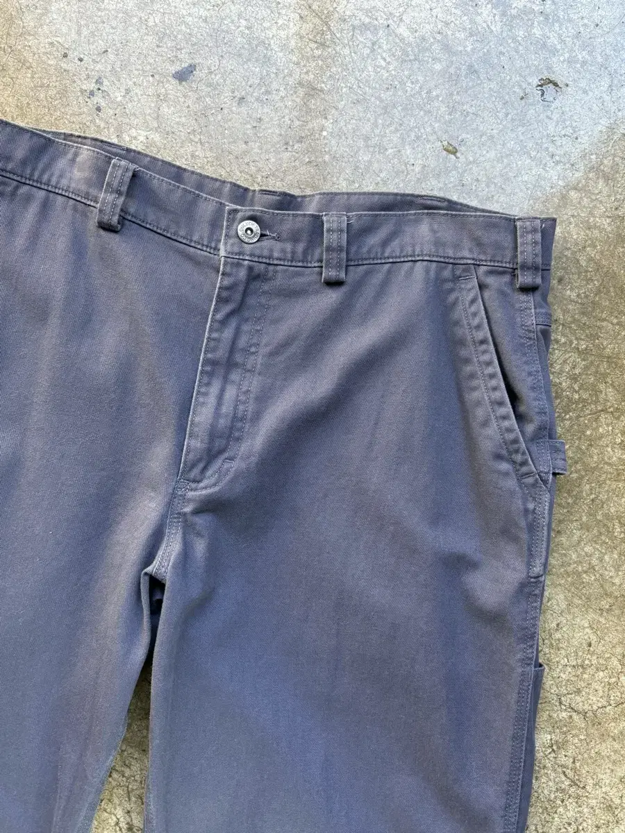 Purple Vintage Wash Cargo Work Pants