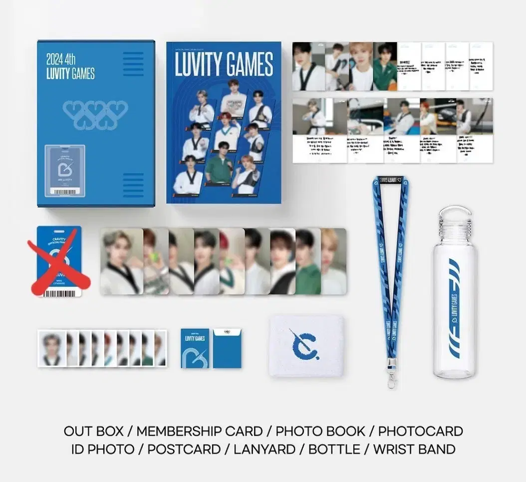 Cravity's official fan club, the Lovelies 4th Season Membership Kit