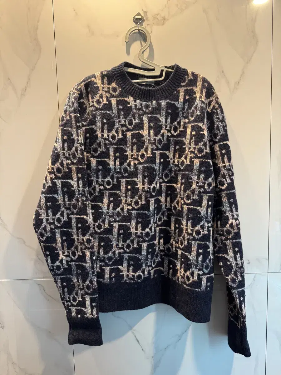 Dior Oblique Sweater Wool Knit S