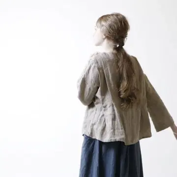 MAGALI 트리플 워시 리넨 풀오버