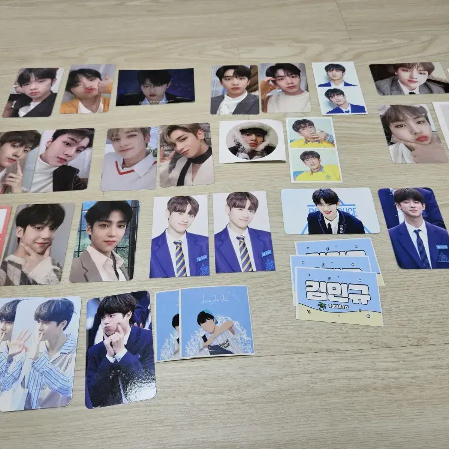 프로듀스 X101 포카, 스티커(김민규,김요한,손동표,김우석,이진우 등)