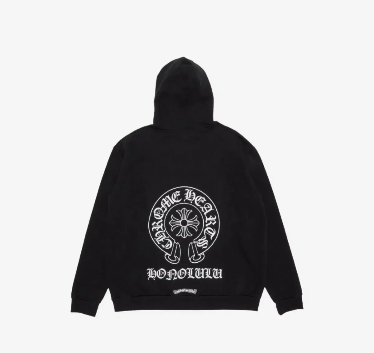 [L] Chromehearts Horseshoe Hoodie Black - Honolulu Exclusive