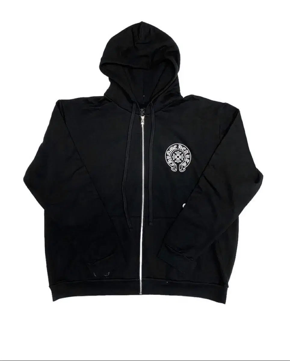 [XXL] Chrome Hearts Horseshoe Dagger Zip Hooded Zip-up Black - Honolulu Only