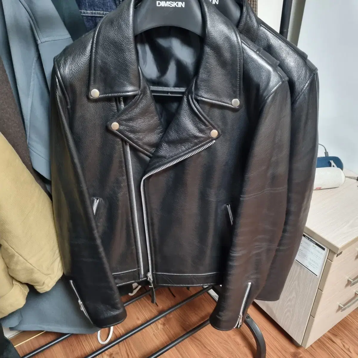 딤스킨 더블라이더 Basic rider [cowhide] M 가죽자켓