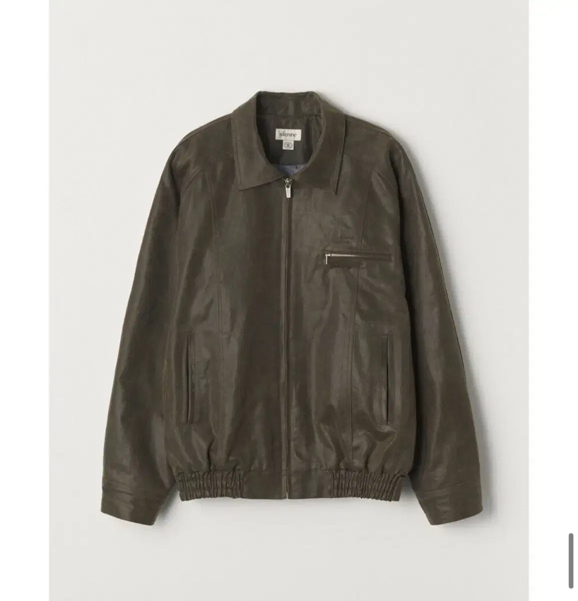 시엔느 자켓 John Leatherlike Jacket (Brown) L