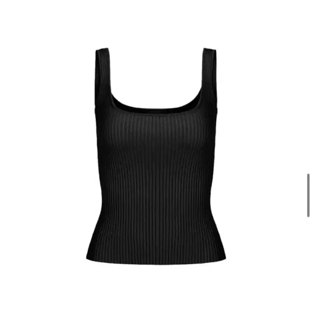 더로랑 Ribbed sleeveless knit top