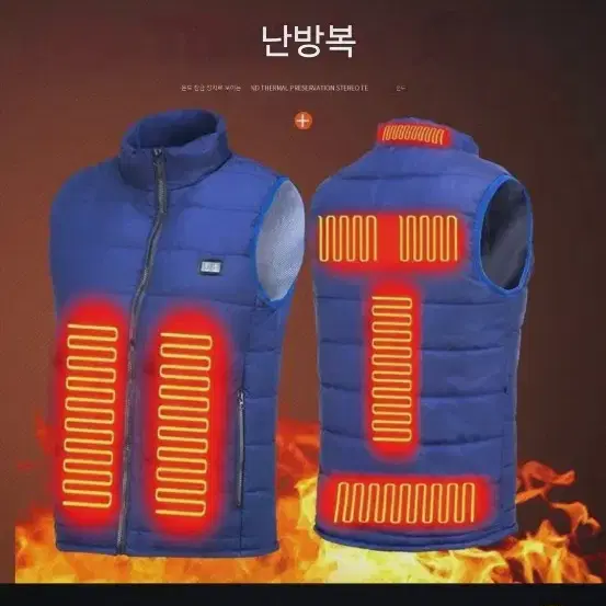 발열조끼 2XL 검정색 새제품 팝니다