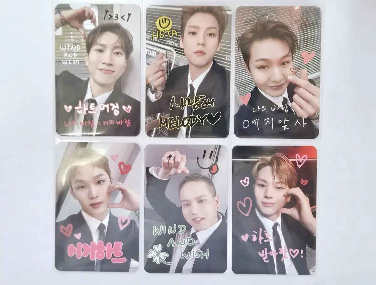 Bulk) btob MyBreeze Wind & Wish makestar unreleased photocard Scribble Photocard