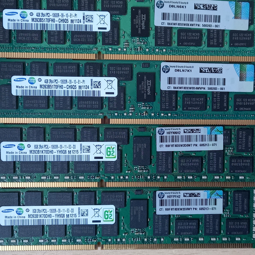 삼성 ecc 서버램 ddr3 4gb 8gb pc3-10600r